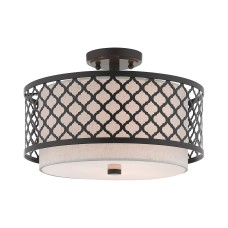 Livex Arabesque Semi-Flush 41112-92