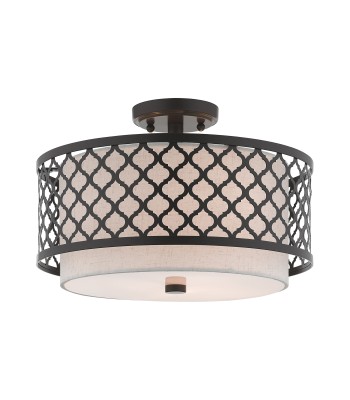 Livex Arabesque Semi-Flush 41112-92