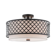 Livex Arabesque Semi-Flush 41113-92