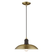 Livex Metal Shade Mini Pendant 41193-01