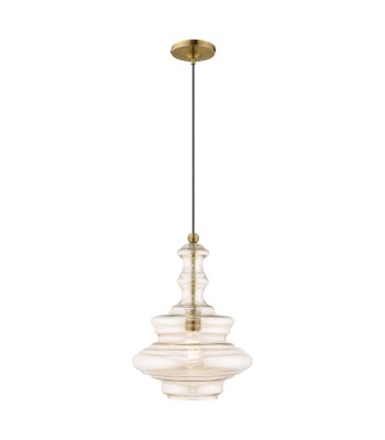 Livex Hand Blown Art Glass Ceiling Pendant 41224-01