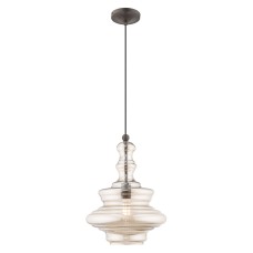 Livex Hand Blown Art Glass Ceiling Pendant 41224-92