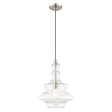 Livex Hand Blown Art Glass Ceiling Pendant 41238-91
