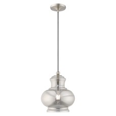 Livex Hand Blown Art Glass Mini Pendant 41243-91
