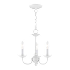 Livex Home Basics Mini Chandelier/Semi-Flush 4153-03