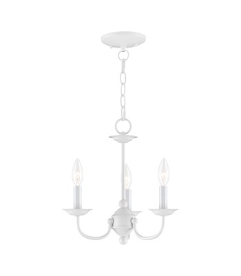 Livex Home Basics Mini Chandelier/Semi-Flush 4153-03