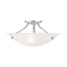 Livex Oasis Semi-Flush 4273-91