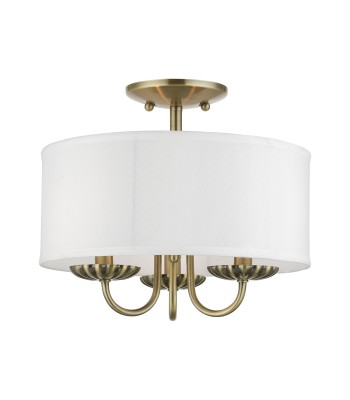 Livex Brookdale Semi-Flush 42987-01