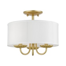 Livex Brookdale Semi-Flush 42987-33