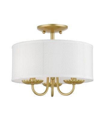 Livex Brookdale Semi-Flush 42987-33