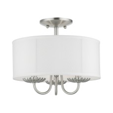 Livex Brookdale Semi-Flush 42987-91