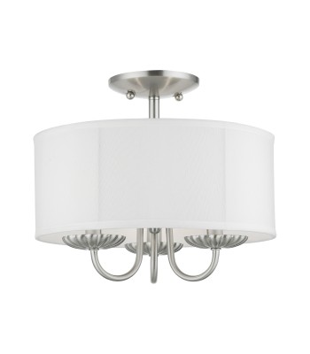 Livex Brookdale Semi-Flush 42987-91