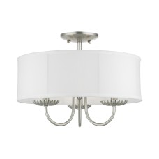 Livex Brookdale Semi-Flush 42989-91