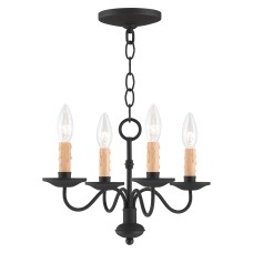Livex Heritage Mini Chandelier 4464-04