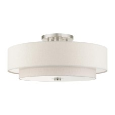 Livex Meridian Semi-Flush 45849-91