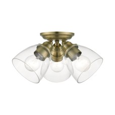 Livex Montgomery Semi-Flush 46339-01
