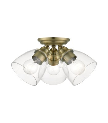 Livex Montgomery Semi-Flush 46339-01