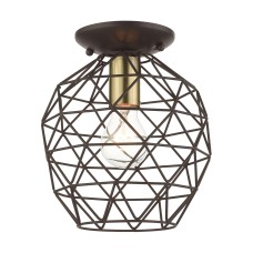 Livex Geometrix Semi-Flush 46598-07