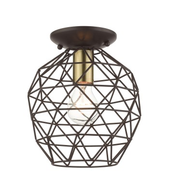Livex Geometrix Semi-Flush 46598-07