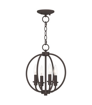 Livex Milania Chandelier/Semi-Flush 4664-07