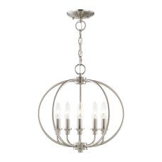 Livex Milania Chandelier/Semi-Flush 4665-91