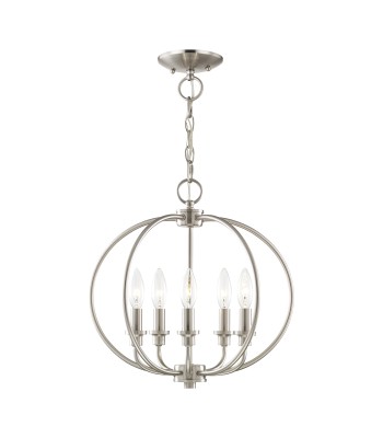 Livex Milania Chandelier/Semi-Flush 4665-91