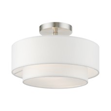 Livex Meridian Semi-Flush 47151-91