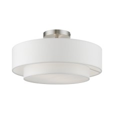 Livex Meridian Semi-Flush 47153-91