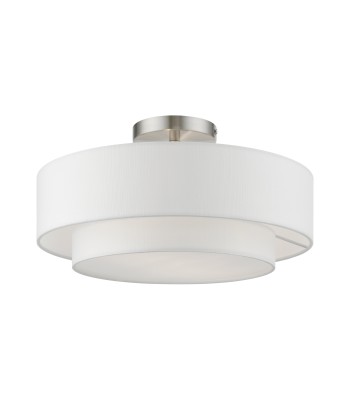 Livex Meridian Semi-Flush 47153-91