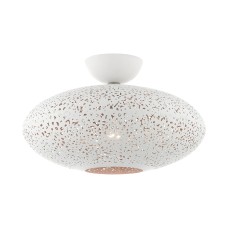 Livex Charlton Semi-Flush  49183-03