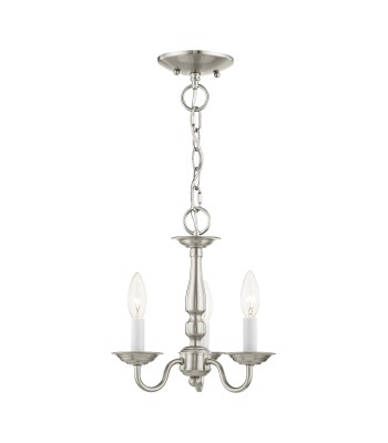 Livex Williamsburgh Convertible Chandelier/Semi-Flush 5009-91