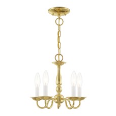 Livex Williamsburgh Convertible Chandelier/Semi-Flush 5011-02