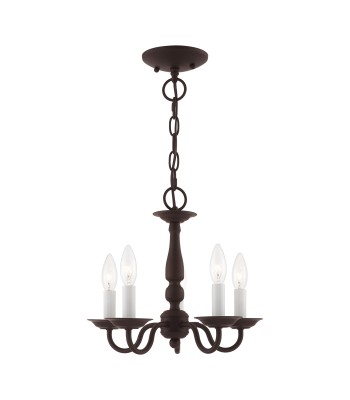 Livex Williamsburgh Convertible Chandelier/Semi-Flush 5011-07
