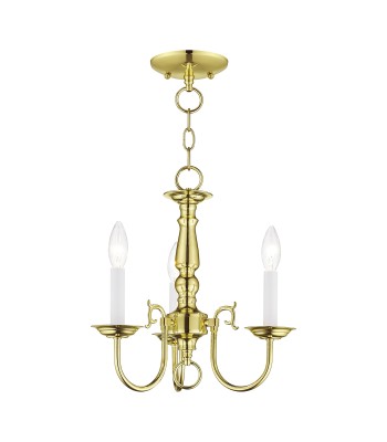 Livex Williamsburgh Convertible Mini Chandelier/Semi-Flush 5013-02