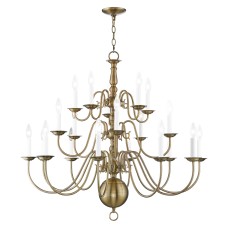 Livex Williamsburgh Foyer Chandelier 5019-01