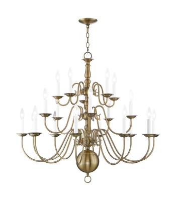 Livex Williamsburgh Foyer Chandelier 5019-01