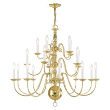 Livex Williamsburgh Foyer Chandelier 5019-02