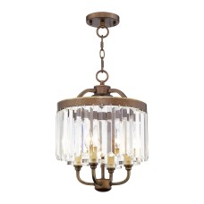 Livex Ashton Convertible Mini Chandelier/Semi-Flush 50543-64