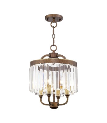 Livex Ashton Convertible Mini Chandelier/Semi-Flush 50543-64