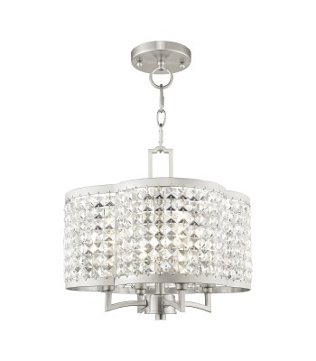 Livex Grammercy Convertible Mini Chandelier/Semi-Flush 50574-91