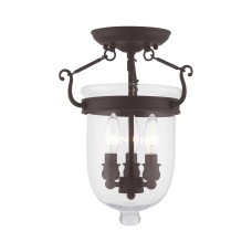 Livex Jefferson Semi-Flush 5061-07
