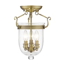 Livex Jefferson Semi-Flush 5081-01