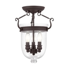 Livex Jefferson Semi-Flush 5081-07