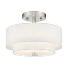 Livex Meridian Semi-Flush 51042-91