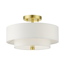 Livex Meridian Semi-Flush 51043-12