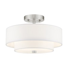 Livex Meridian Semi-Flush 51043-91