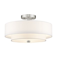 Livex Meridian Semi-Flush 51044-91