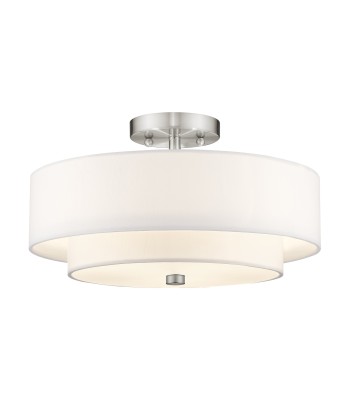 Livex Meridian Semi-Flush 51044-91