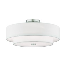 Livex Meridian Semi-Flush 51045-91