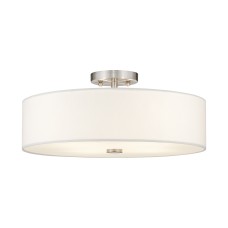 Livex Meridian Semi-Flush 51055-91